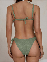 Metallic-Triangle-Bikini-Green-2